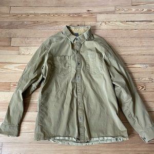 KÜHL Men’s Khaki Long Sleeve Shirt